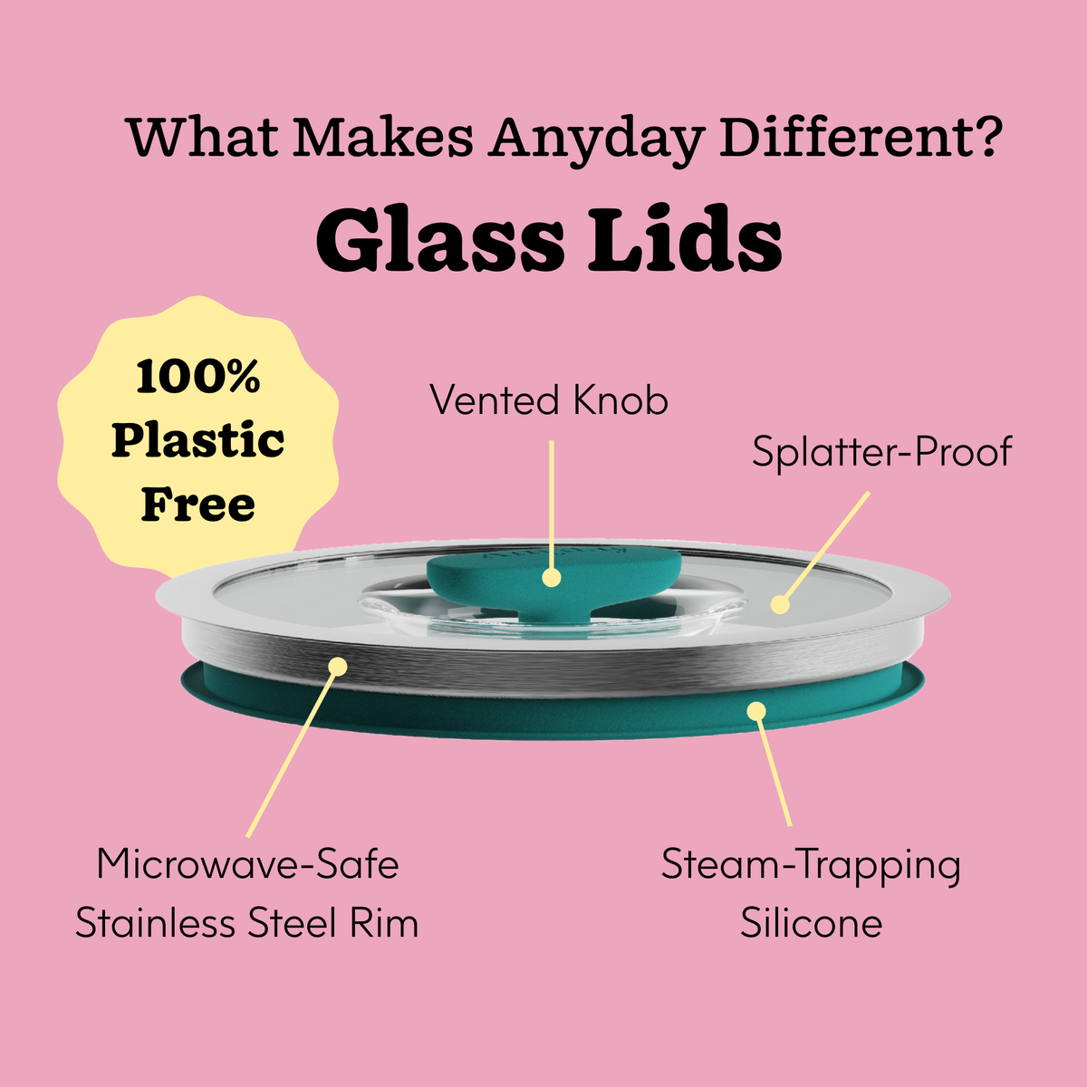 12-Cup Glass Round Deep Dish