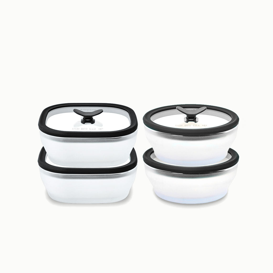 8-Piece Glass Food Storage Set